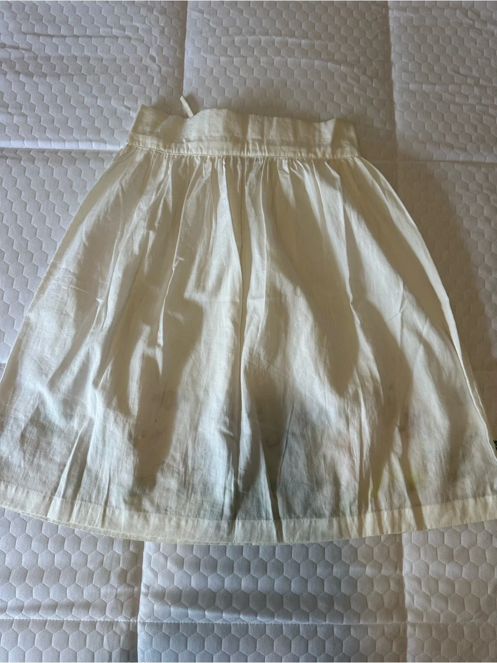 Handmade Colombian Folk Art Cotton Skirt Wearable Art Cottagecore - Picture 2 of 9